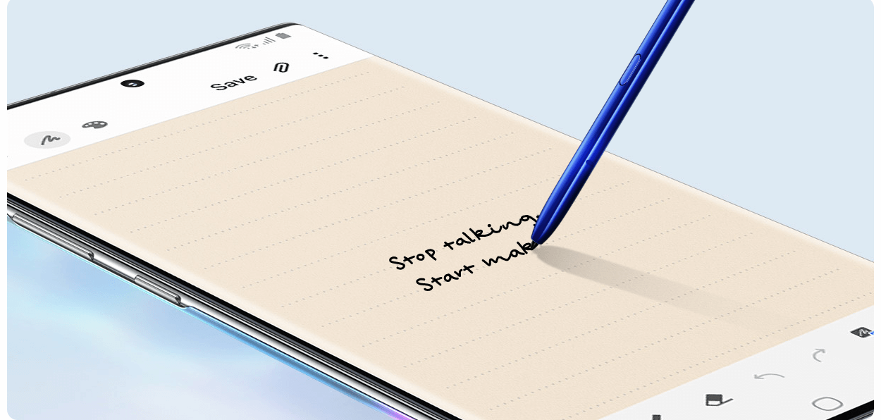 楽天モバイルのGalaxy Note10のSペン