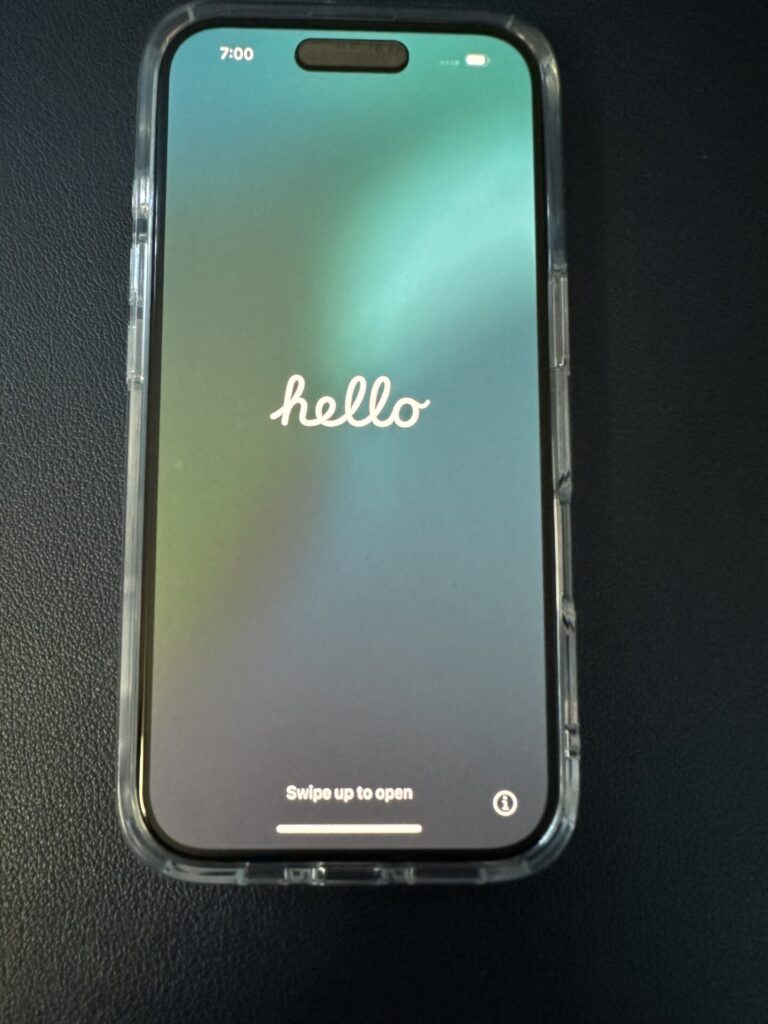 iPhone16のHello